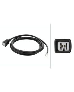 Hella 8KB990299001 Amp, 2 Pin, Harness, To Open Tail For Deutz-Fahr