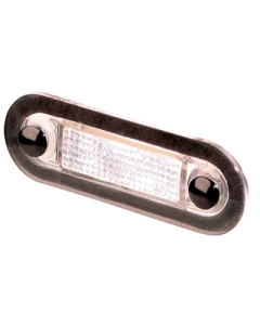 Hella Warm White LED Oblong Courtesy Lamp (10-33V DC, Wide Rim)