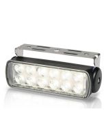 Hella 2LT980670201 Sea Hawk LED Floodlight - Bracket Mount (Spot Light, Black Housing)