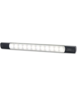 Hella 2652-SW24V LED Interior/Exterior Strip Lamp with Switch Surface Mount - 24V (White Light)