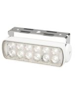 Hella 2LT980670211 Sea Hawk LED Floodlight - Bracket Mount (Spot Light, White Housing)