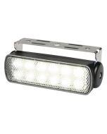 Hella 2LT980670301 Sea Hawk LED Floodlights - Bracket Mount (Spread Light, Black Housing)