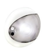 Hella 2JA959950561 EuroLED Touch Interior Lamp - White, White Cover