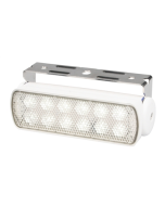 Hella 2LT980670311 Sea Hawk LED Floodlights - Bracket Mount (Spread Light, White Housing)