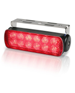 Hella 2LT980670341 Sea Hawk LED Floodlights - Bracket Mount (Red Spread Light, Black Housing)